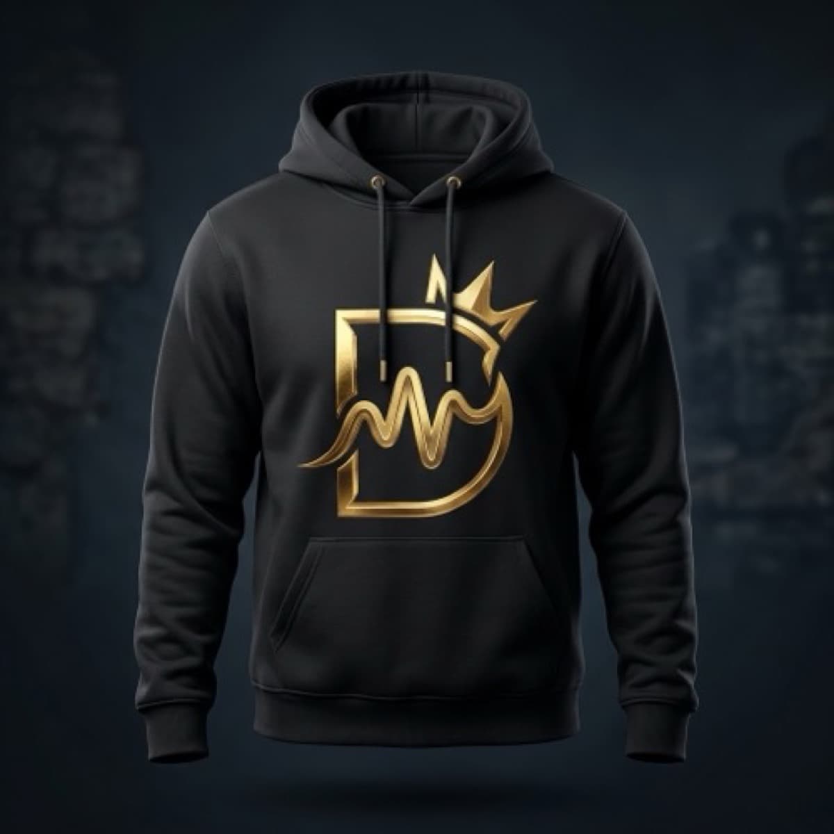 DIVINE Heavyweight 480gsm Metallic Gold Foil Hoodie