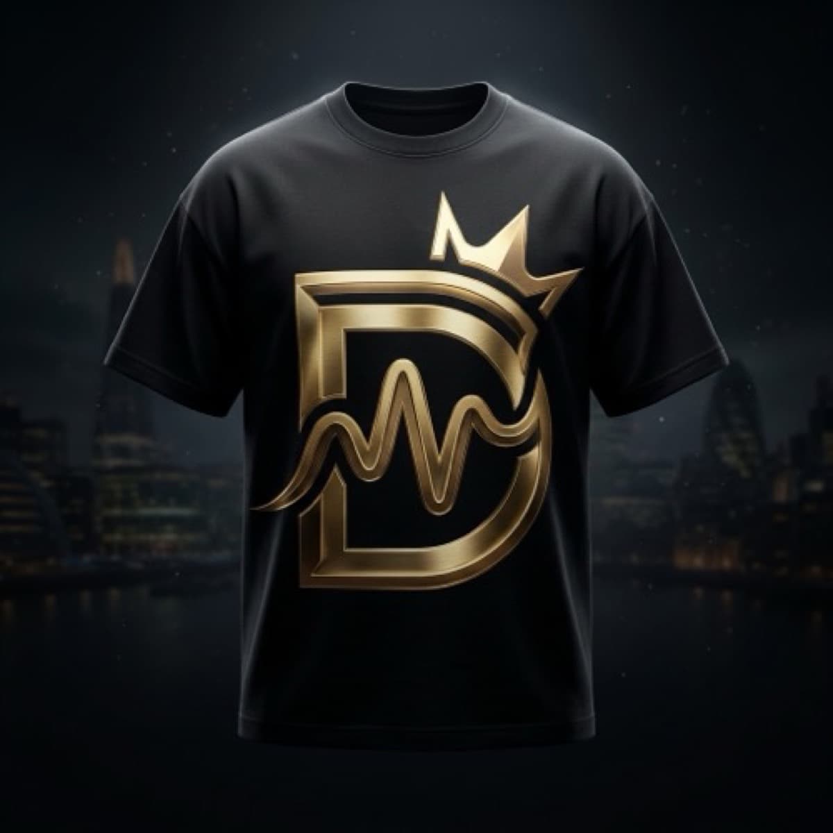 DIVINE London Underground Acid-Wash Boxy Tee